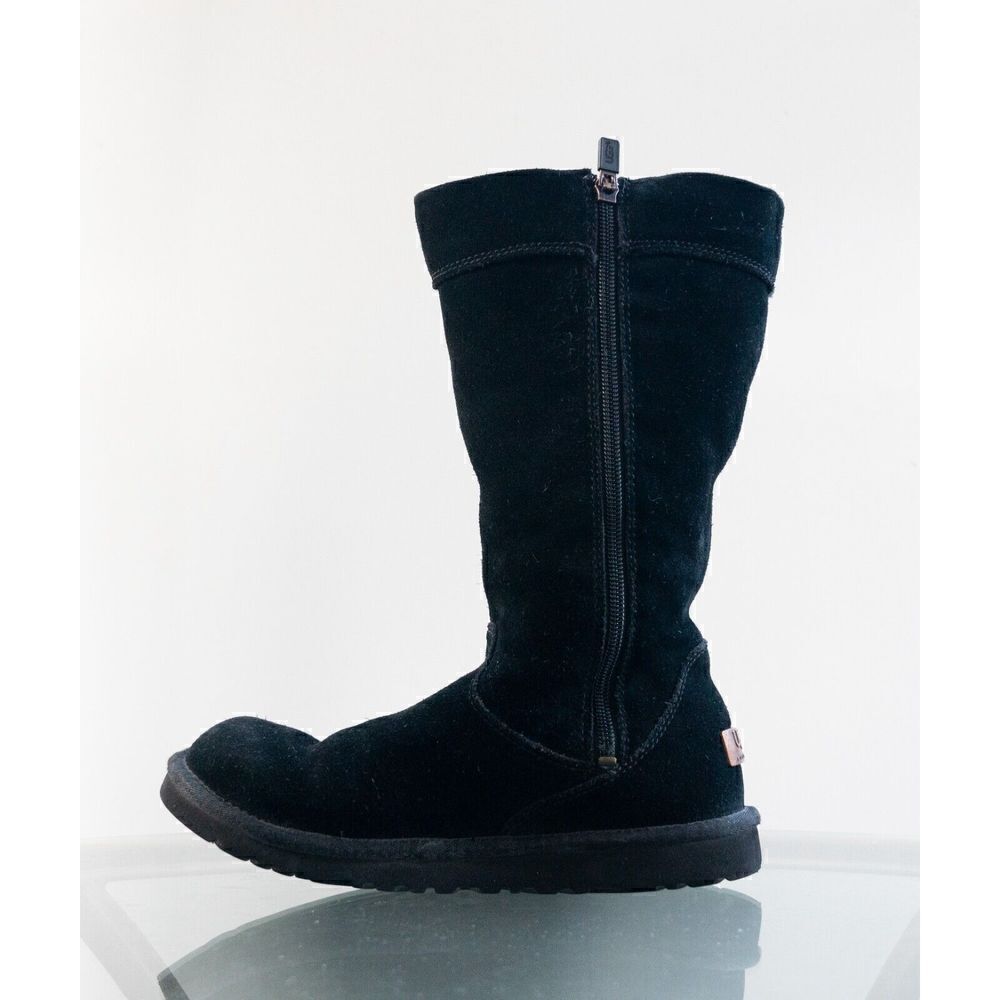 UGG | Cargo III w/Pockets 5918 Black Suede and Shearling Boots Womens Size 5 US - Picture 5 of 12